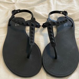 Black studded Sandals